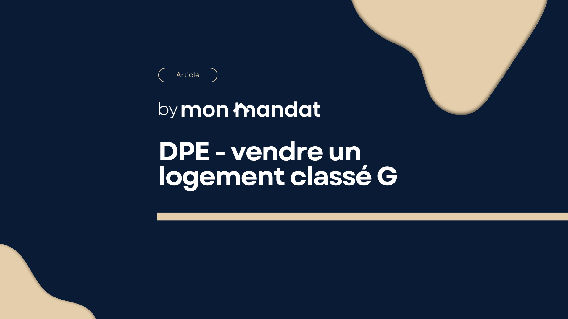 DPE G : peut-on encore vendre un logement classé G en 2026 ?